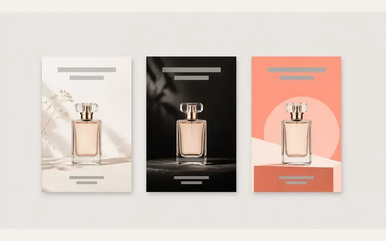 Three illustrative promotional compositions for a product