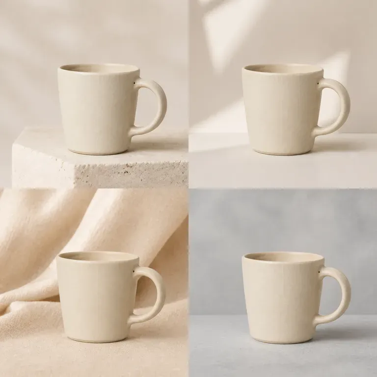 A grid of small thumbnails showing ad creative variations