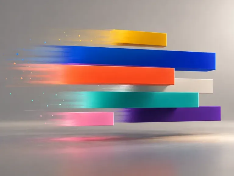 Kinetic Headlines: words that slide and stack