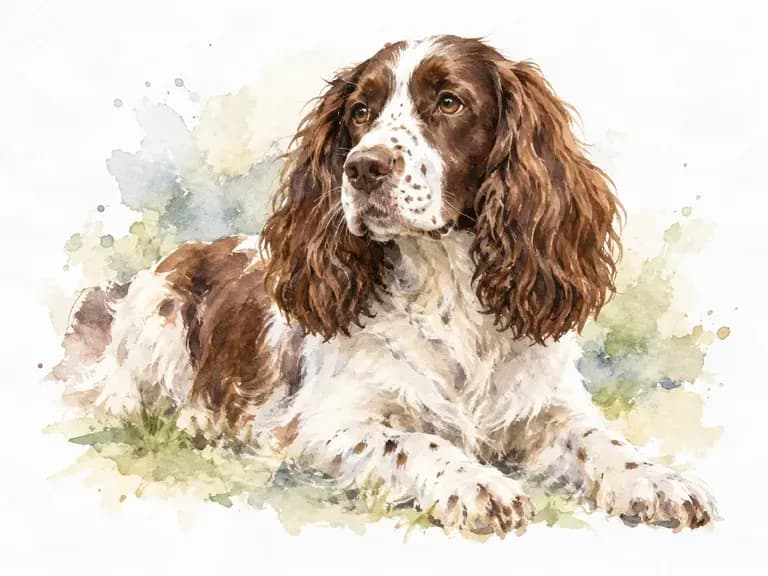 Watercolor Pets: loose washes on white paper