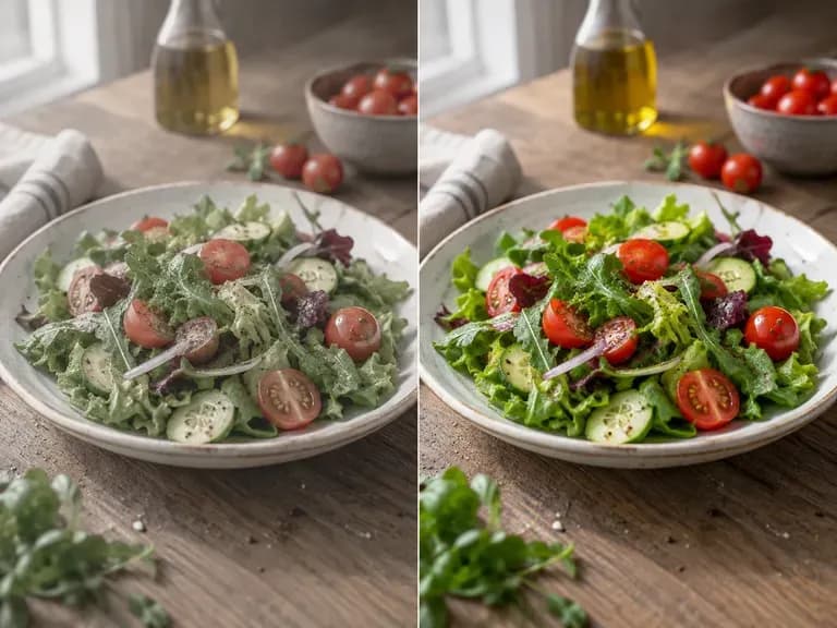 Vivid Food Shots: richer reds and greens on the plate