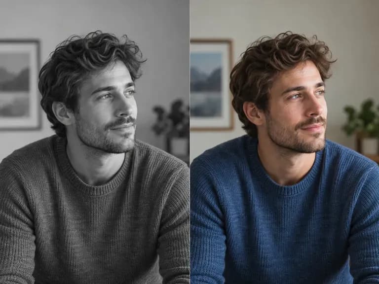 Near-Monochrome Portraits: color drained almost to gray
