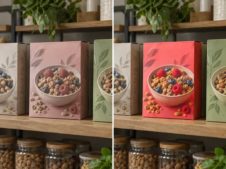 Product Color Pop: packaging that stands out on a shelf