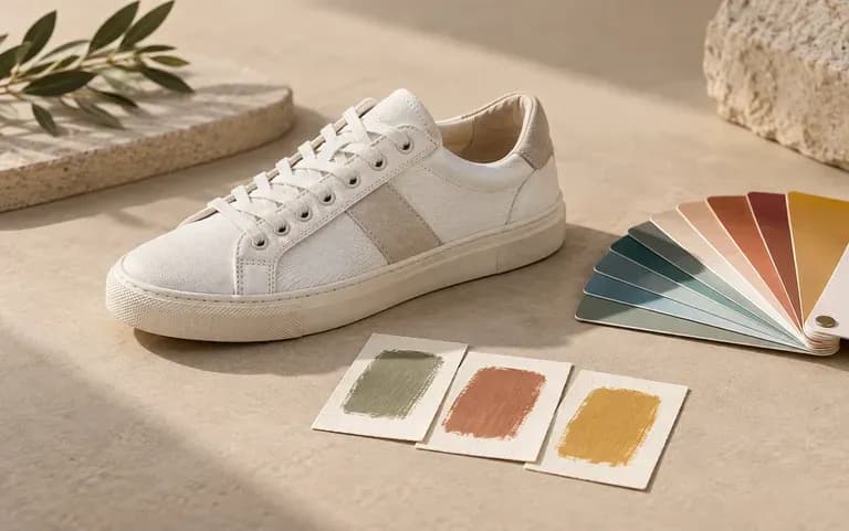 A custom sneaker color plan