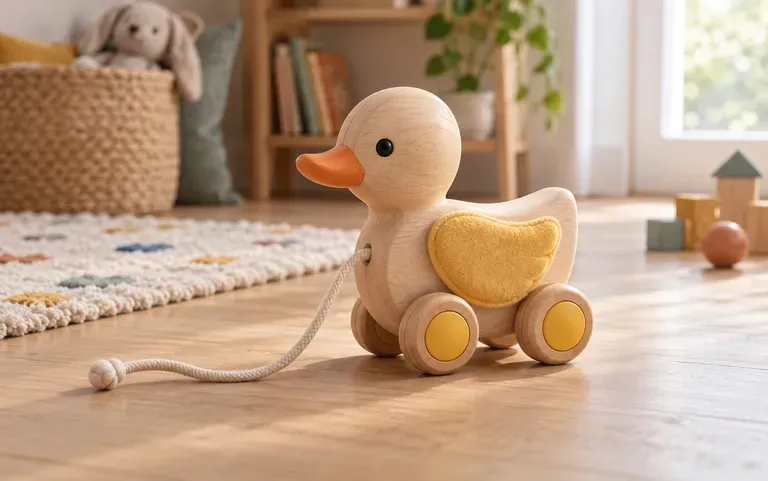 A wooden toy concept for toddlers