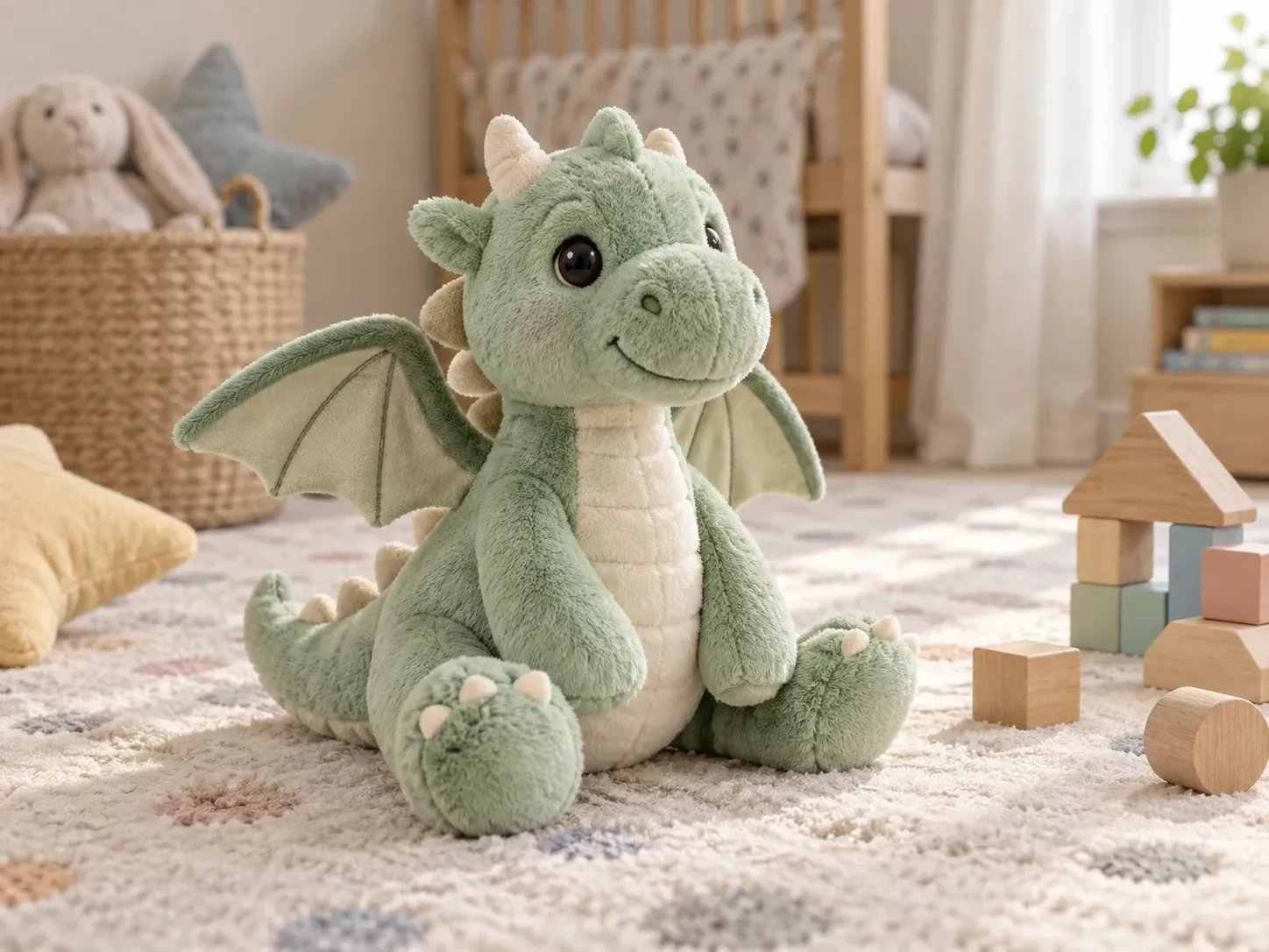 A plush dragon concept for young children