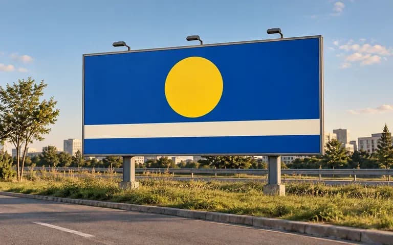A roadside campaign concept on a billboard