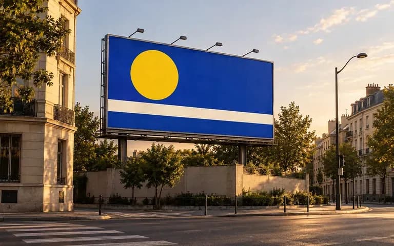 A concept billboard image in an advertising portfolio