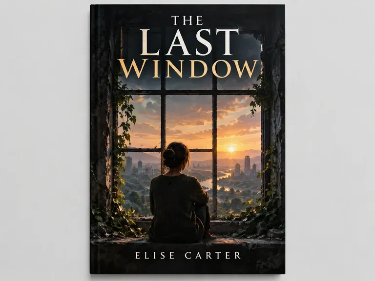 An original cover concept titled THE LAST WINDOW