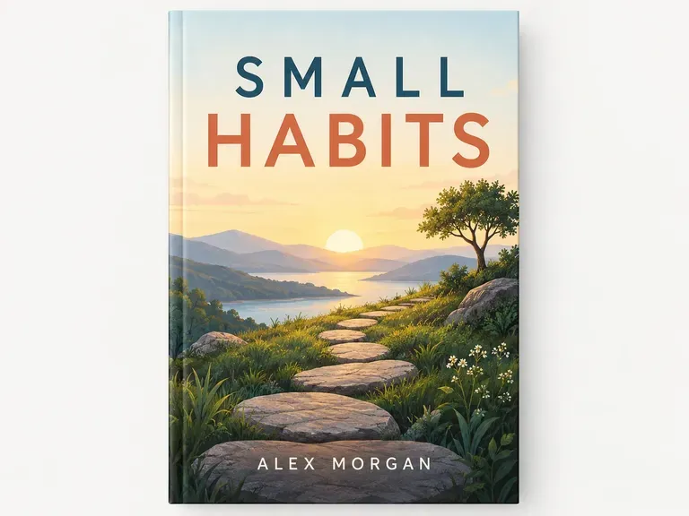 An original cover concept titled SMALL HABITS