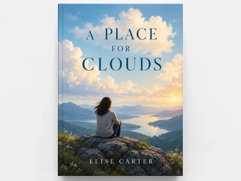 An original cover concept titled A PLACE FOR CLOUDS