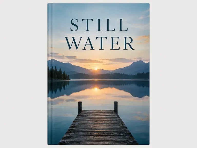 An original cover concept titled STILL WATER