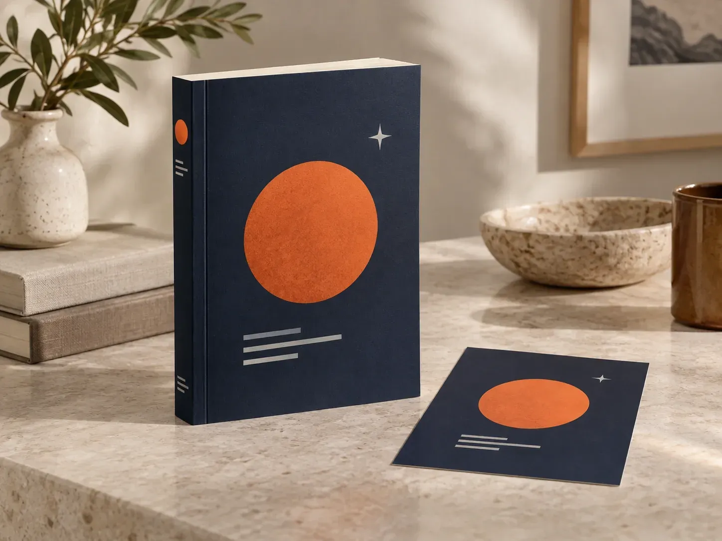 A flat front-cover design shown on a paperback book