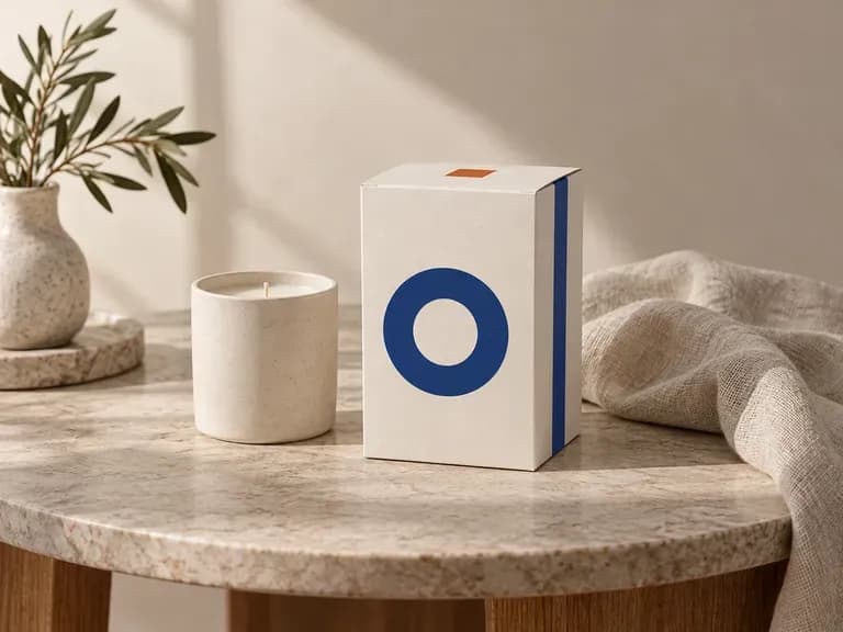Product Launch Proposals: finished box artwork in a presentation setting