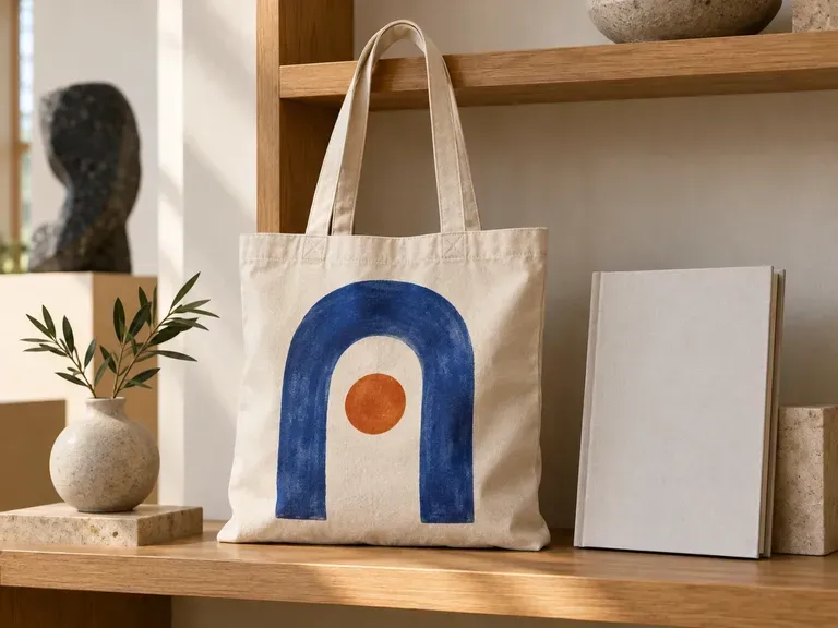Museum Store Proposals: licensed artwork shown as a bag concept