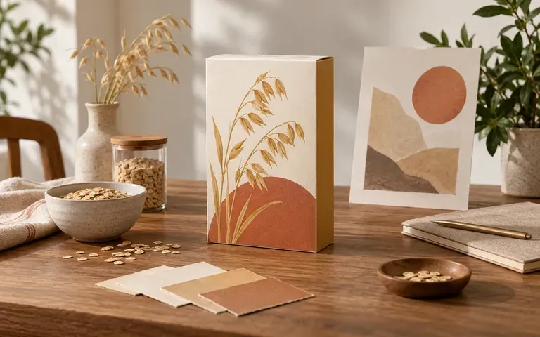 A cereal brand's package concept for review