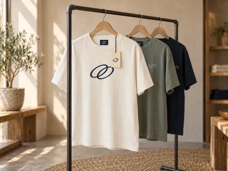 Retail Presentation Concepts: a clothing brand set in a shop setting
