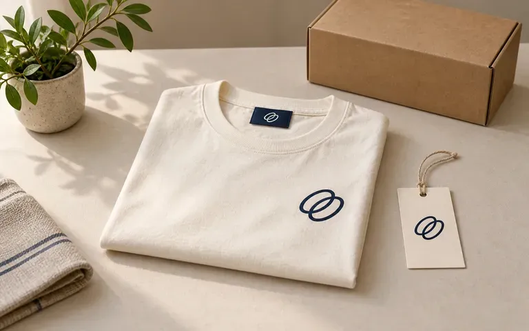 A merchandise team's coordinated apparel brand set