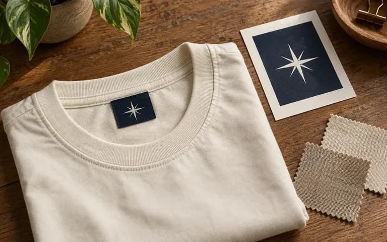 A designer's neck label branding preview