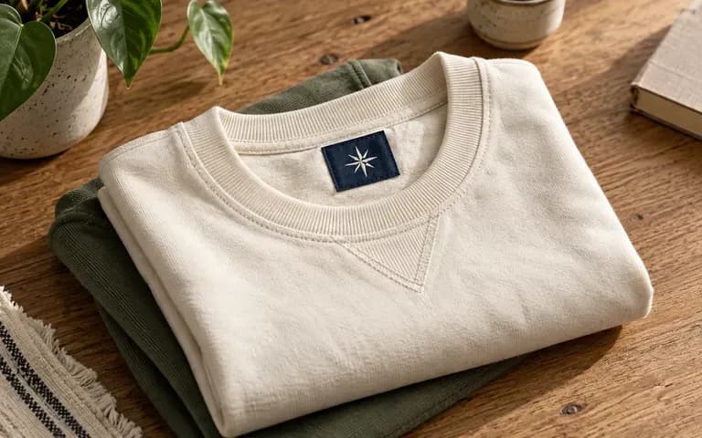 A clothing brand's label detail concept