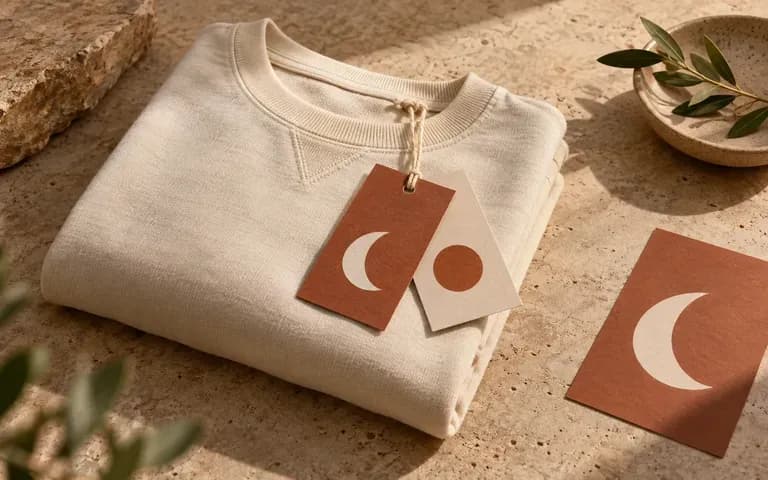 An agency's clothing hang tag application