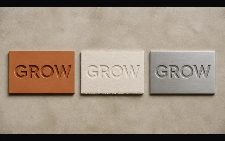 Several material studies of the word GROW