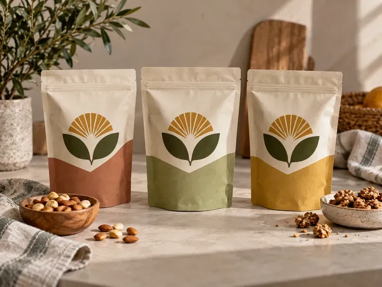 Snack Range Presentations: prepared snack pack designs shown together
