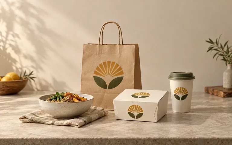 A food brand's coordinated packaging proposal