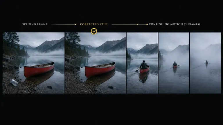 Hand Corrected Frames to Video