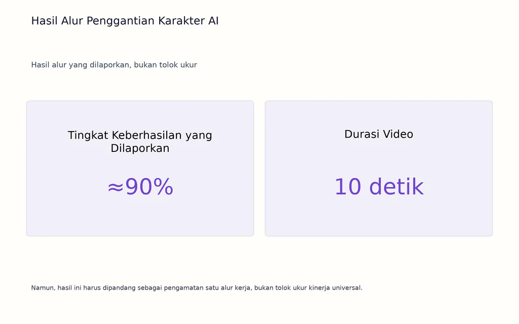 Hasil Alur Penggantian Karakter AI