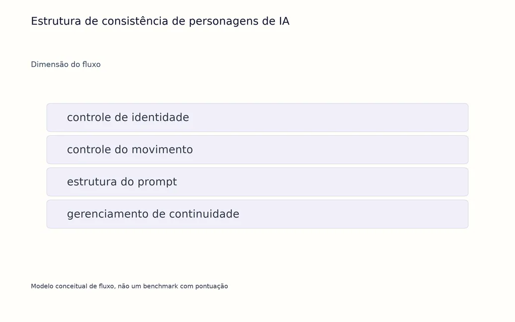 Estrutura de consistência de personagens de IA