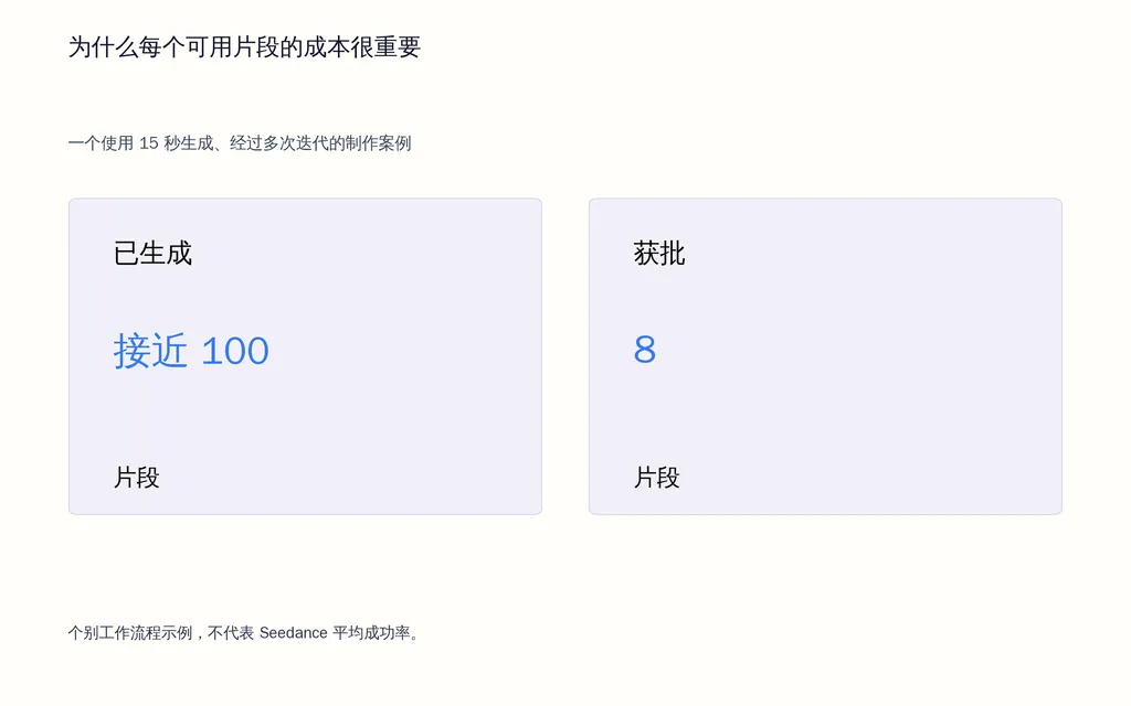 为什么每个可用片段的成本很重要