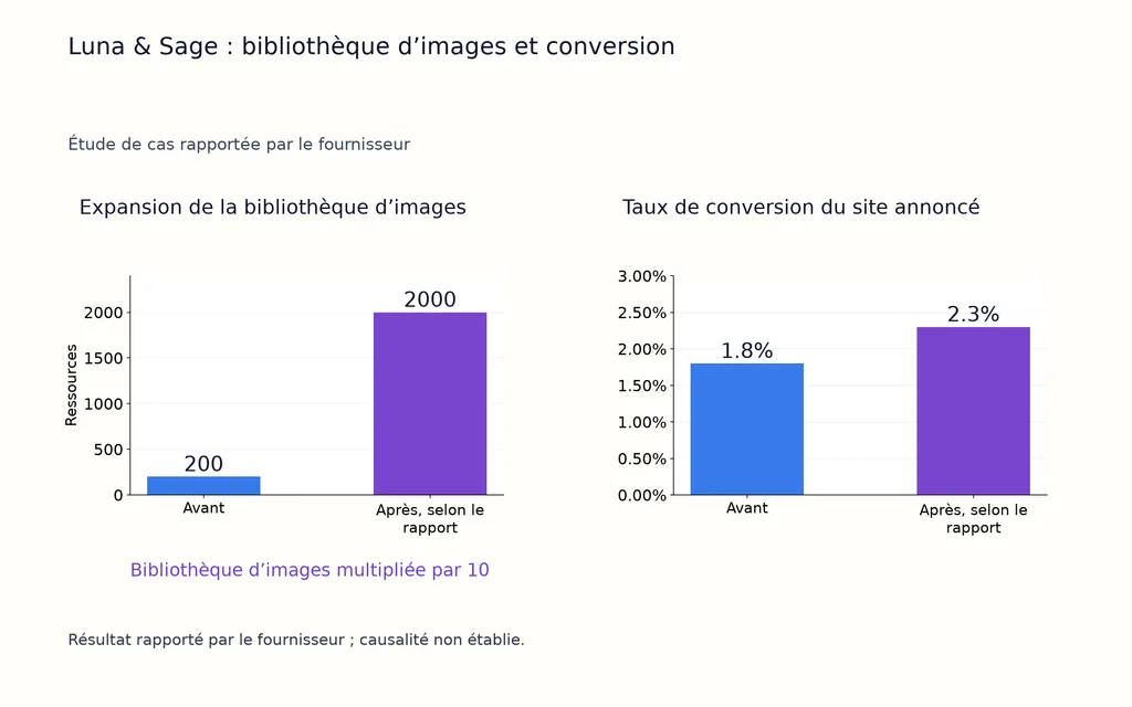 Luna & Sage : bibliothèque d’images et conversion