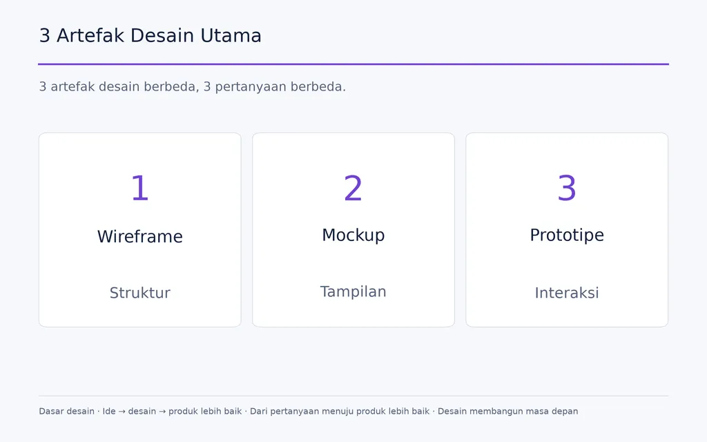3 Artefak Desain Utama