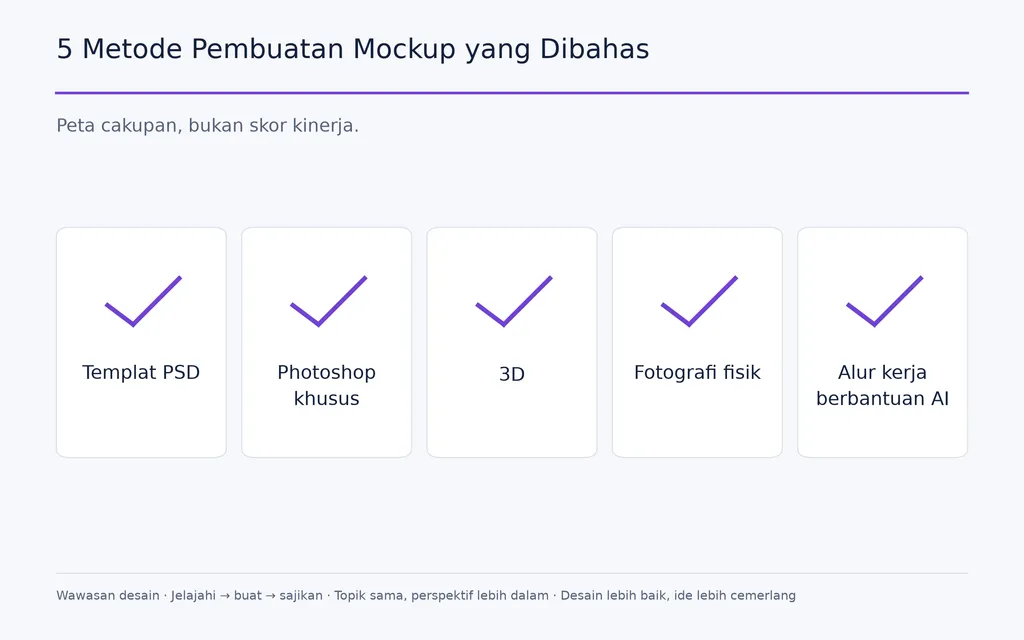 5 Metode Pembuatan Mockup yang Dibahas