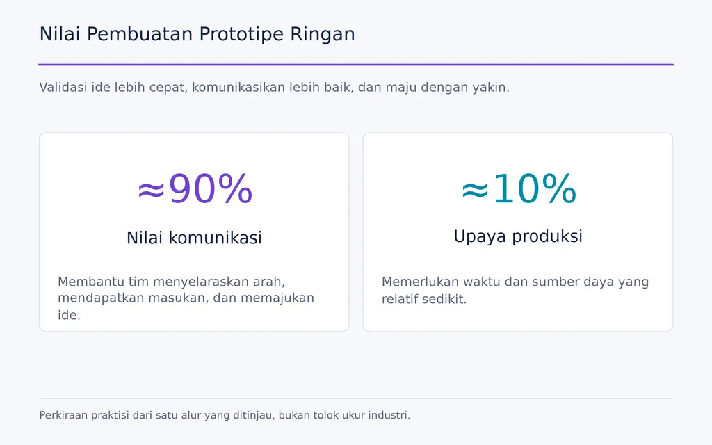 Nilai Pembuatan Prototipe Ringan