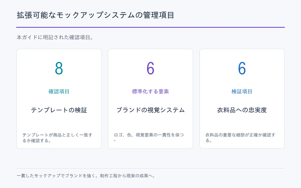拡張可能なモックアップシステムの管理項目
