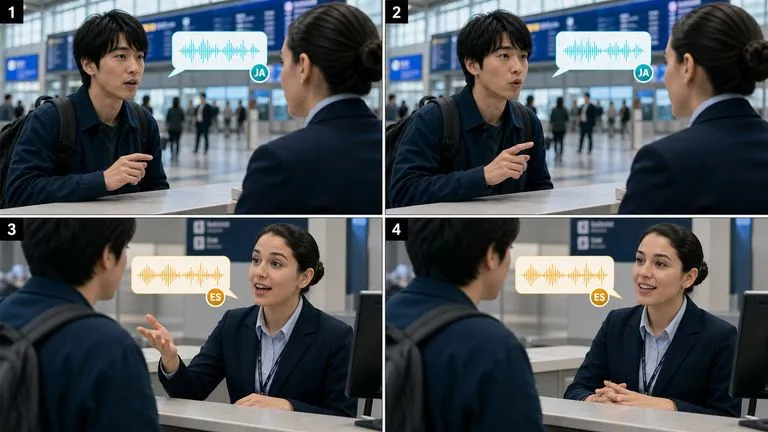Multilingual, Including Within One Scene