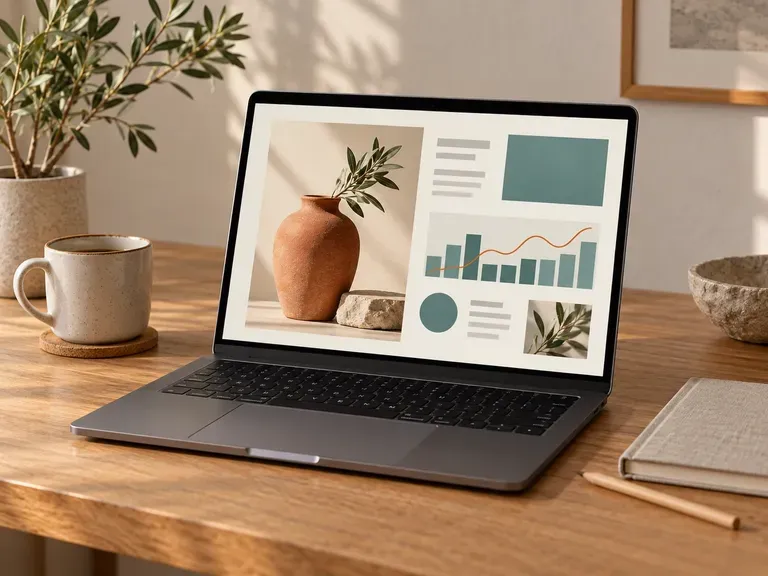 Case Study Presentation: place an interface image in the setting used to explain the project