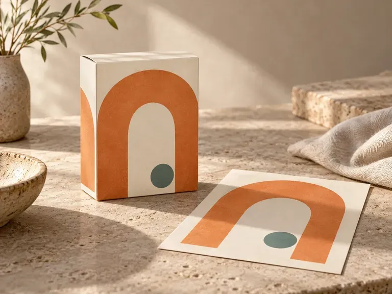 Product Box Previews: flat artwork applied to a supplied carton reference