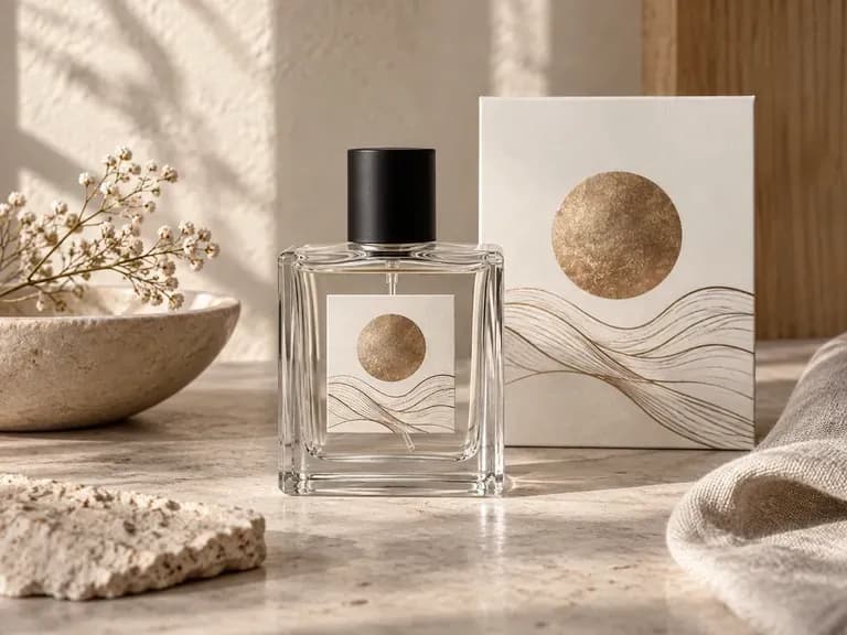 Clear Glass Labels: front artwork reviewed against a transparent bottle