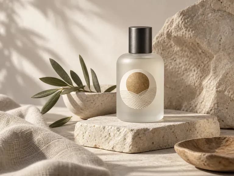 Frosted Bottle Concepts: a soft glass appearance paired with a defined cap finish
