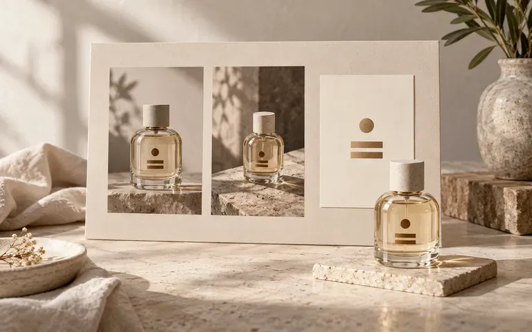 A fragrance packaging proposal prepared for client review