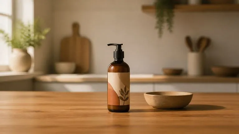 A packshot dropped onto a lifestyle background with a matching shadow