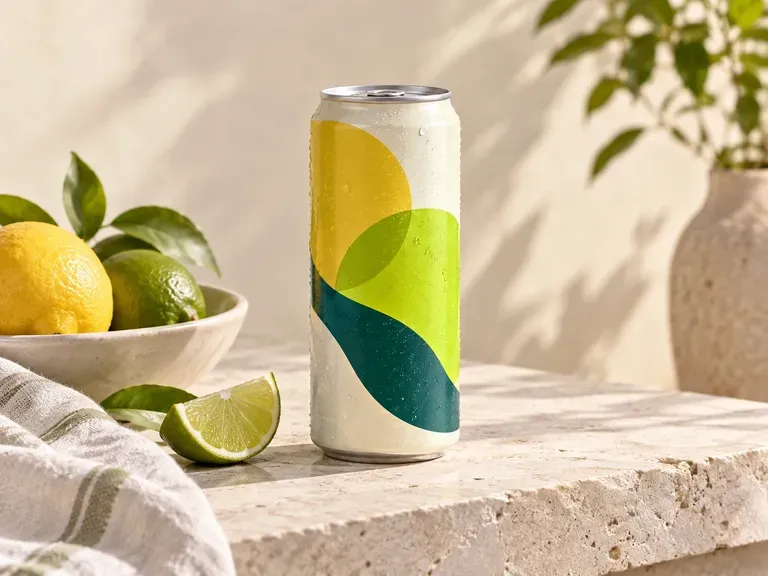 New Flavor Concepts: an existing flavor design shown on a soda can