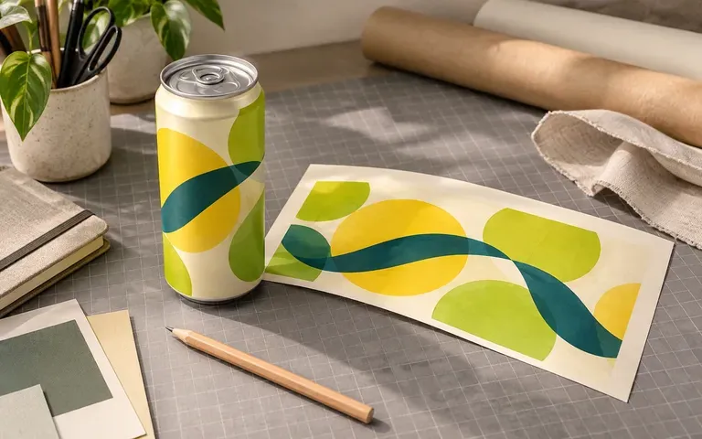 A packaging designer's soda can preview