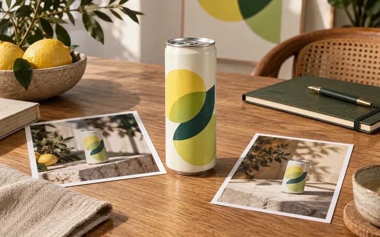 An agency's flavored soda brand presentation