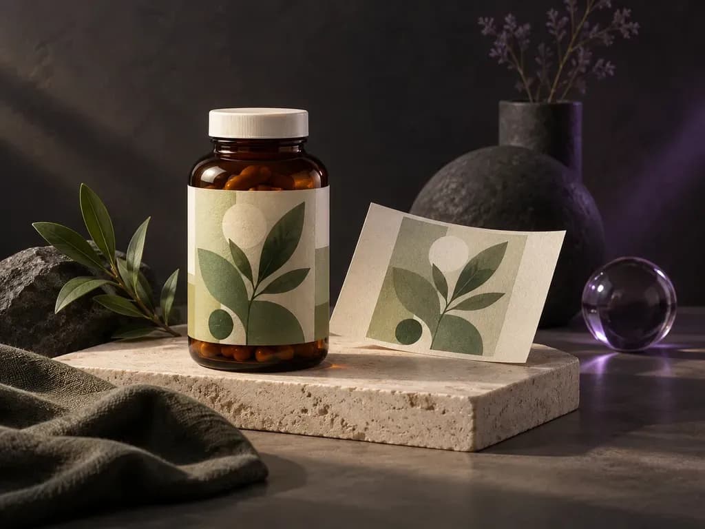 Supplement Bottle Mockup Generator