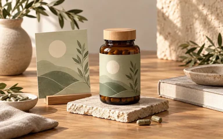 A supplement brand reviewing a completed bottle label