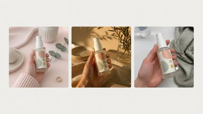 One product shot three ways in three different social registers